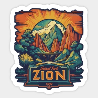 Zion National Park Sticker